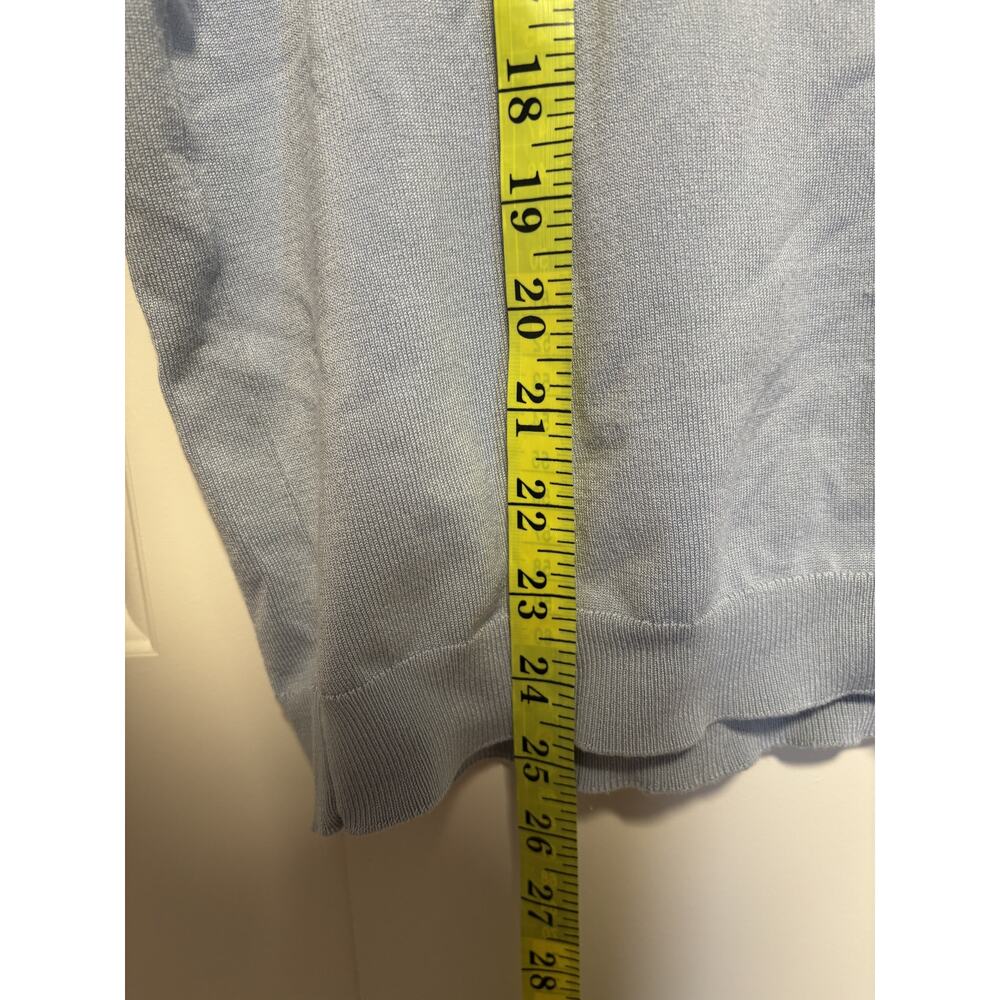 H&M Men's Blue Short Sleeve Polo Shirt Medium - Picture 6 of 8